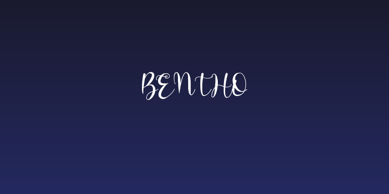 Bentho Social Header
