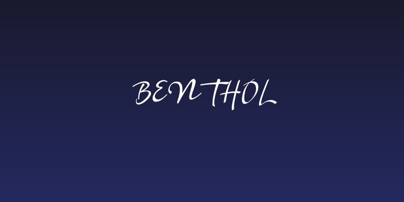 Benthol Social Header