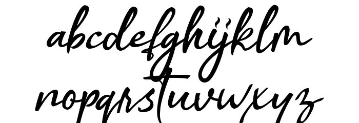Benthol Font LOWERCASE