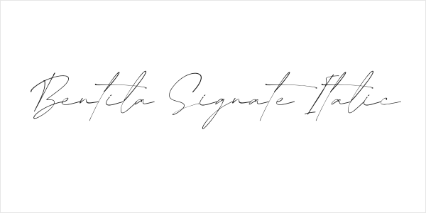 Bentila Signate Italic Logo