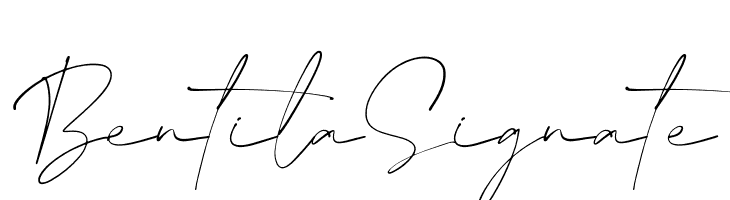 Bentila Signate  Descarca Fonturi Gratis
