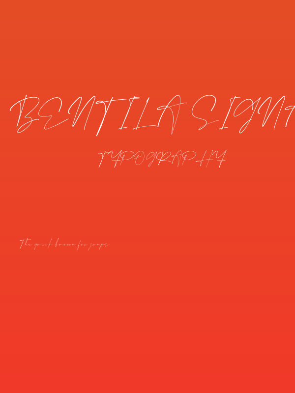 Bentila Signate Poster