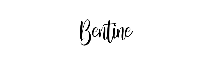Bentine  Frei Schriftart Herunterladen