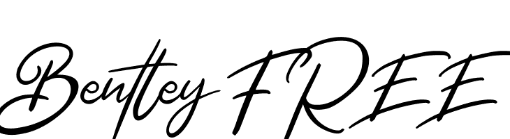 Bentley FREE  フリーフォントのダウンロード