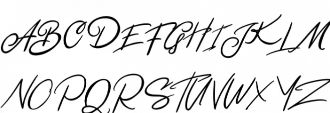 Bentley FREE Font Litere mari