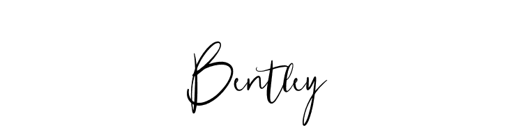 Bentley  Frei Schriftart Herunterladen