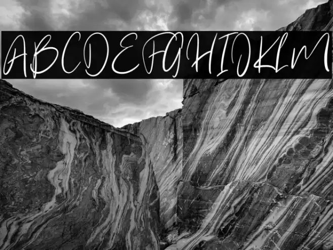 Bentley Font examples