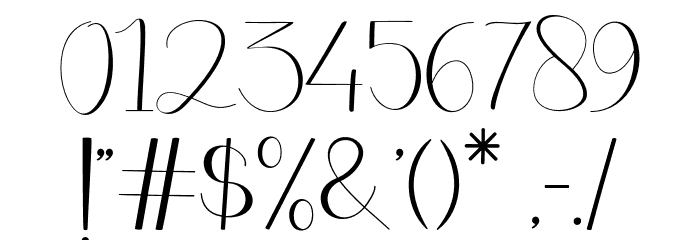 BentleyScript Font OTHER CHARS