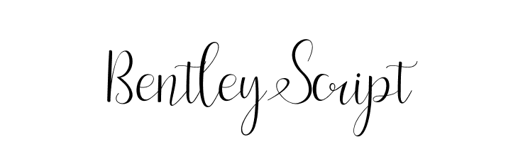 BentleyScript  Free Fonts Download