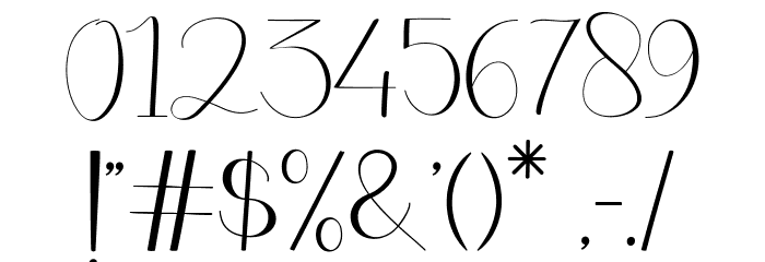 BentleyScript Font OTHER CHARS