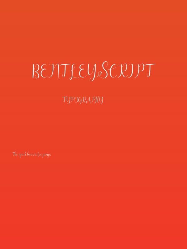 BentleyScript Poster