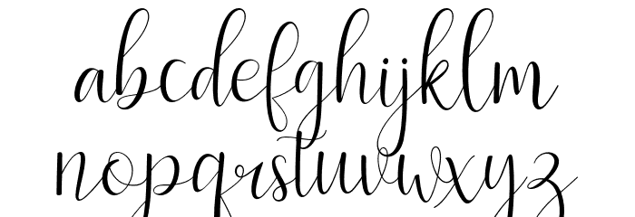 BentleyScript Font LOWERCASE