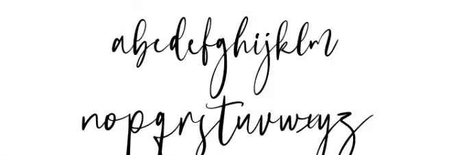 Bentley Font LOWERCASE