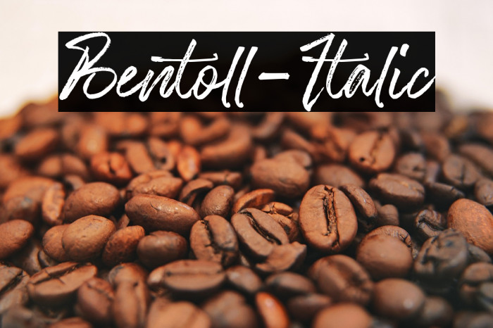 Bentoll-Italic Example 1