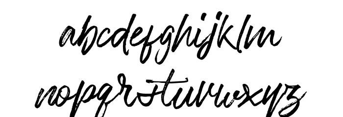 Bentoll-Italic Font LOWERCASE