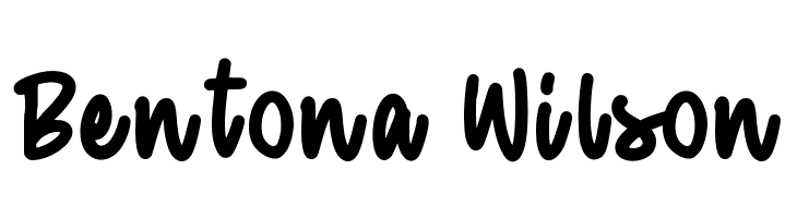 Bentona Wilson  font caratteri gratis