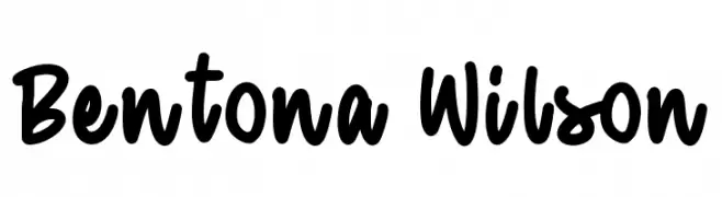 Bentona Wilson  Frei Schriftart Herunterladen