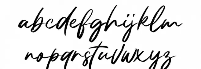 Bentron Calligraphic PERSONAL Regular Fonte MINÚSCULAS