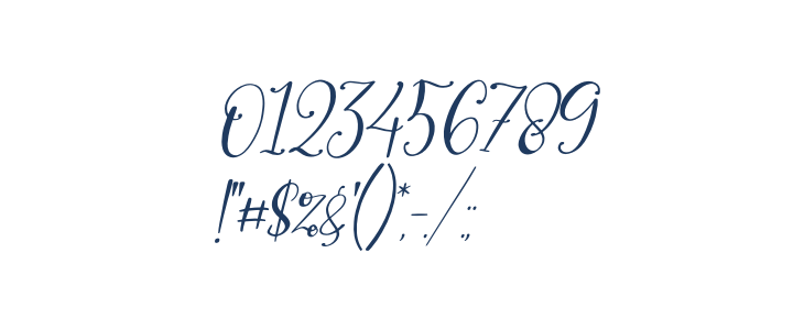 Benttaria Delissha Italic Other Characters