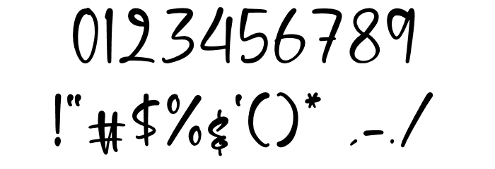 Benttoinas Font OTHER CHARS