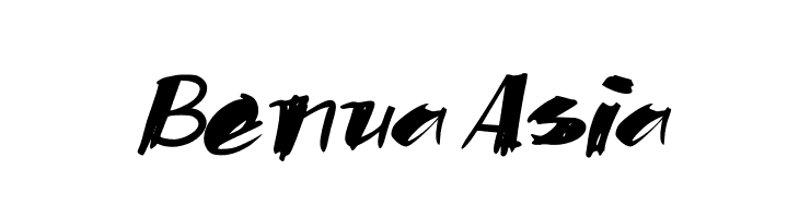Benua Asia  font caratteri gratis
