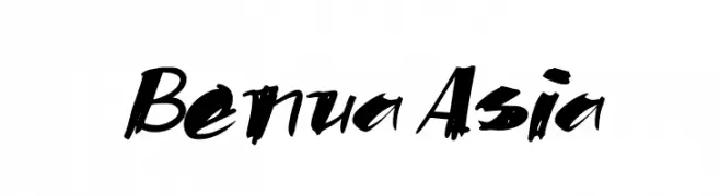 Benua Asia  Frei Schriftart Herunterladen