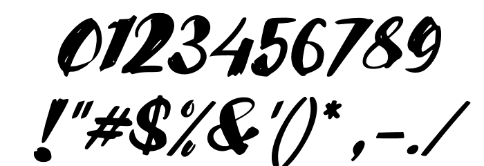 Benua Asia Font OTHER CHARS