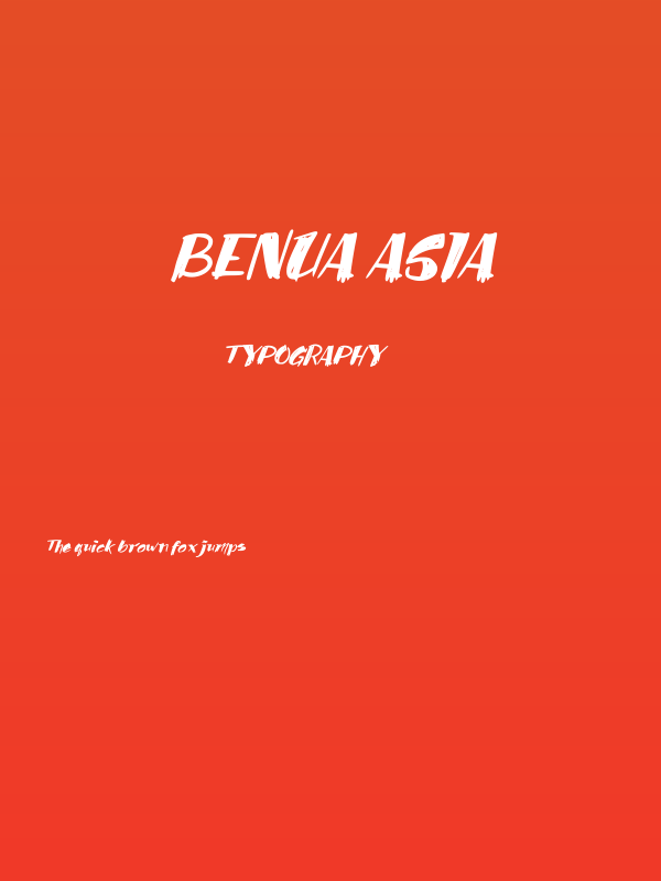 Benua Asia Poster