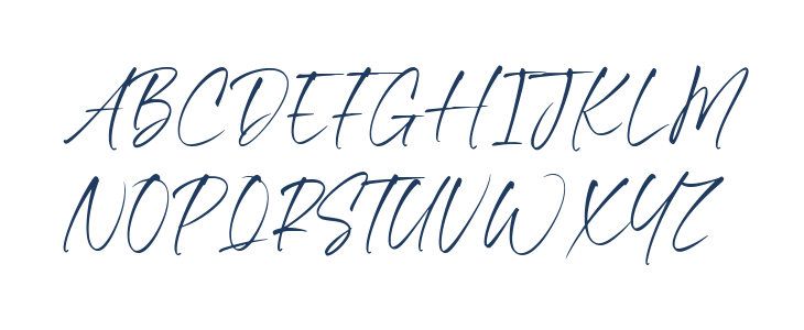 Benyamin Signature Uppercase