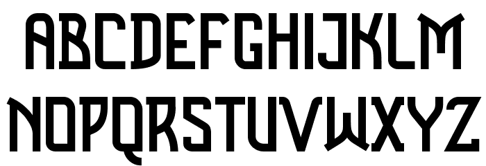 Benza Font LOWERCASE