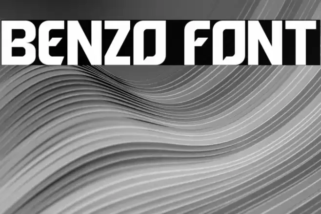 Benzo Font examples