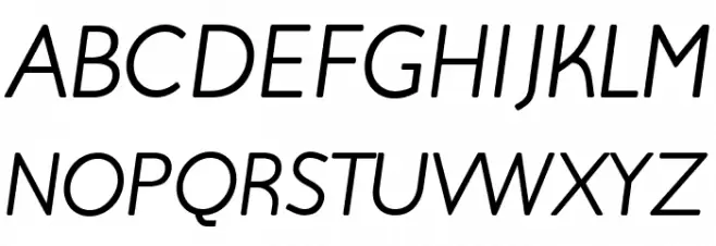 Beo Bold Italic Fonte MAIÚSCULAS
