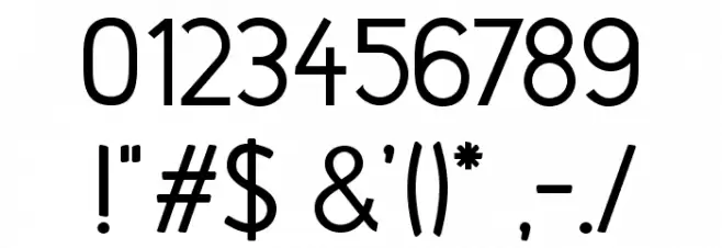 Beo Bold Font OTHER CHARS