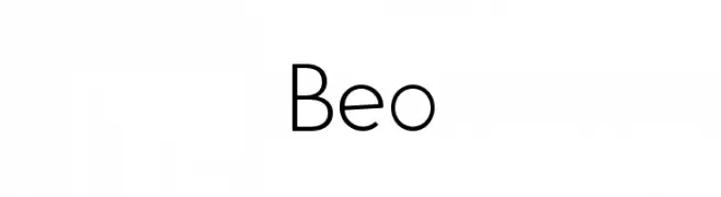 Beo  baixar fontes gratis