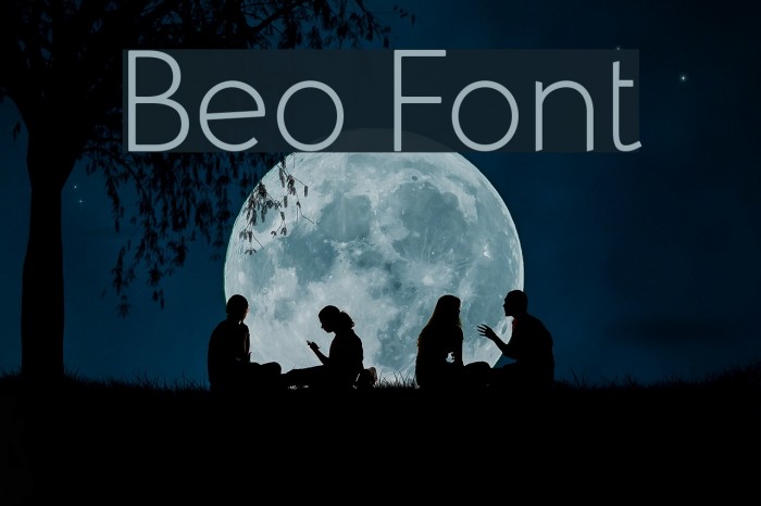 Beo Font examples
