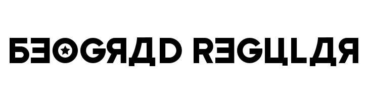 Beograd Regular  Frei Schriftart Herunterladen