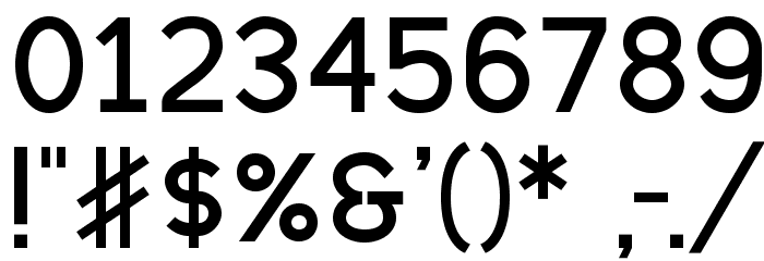 Beorc Gothic Semibold Font OTHER CHARS