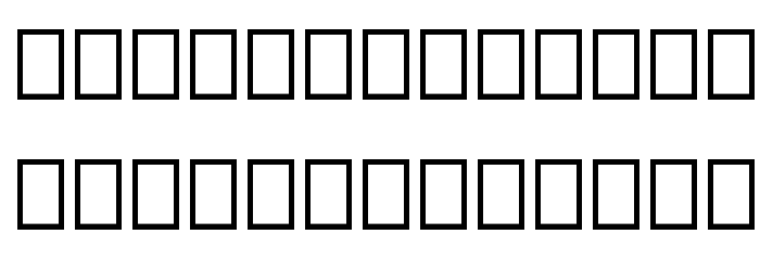 Beorc Gothic Semibold Font LOWERCASE