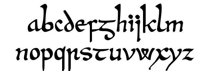 Beowulf Modern Font LOWERCASE
