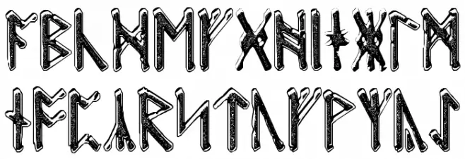 Beowulf Runic Fuentes MAYÚSCULAS