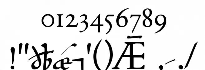 Beowulf1 Font OTHER CHARS