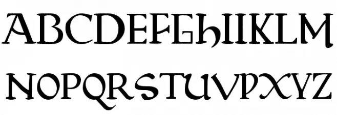 Beowulf1 Font UPPERCASE