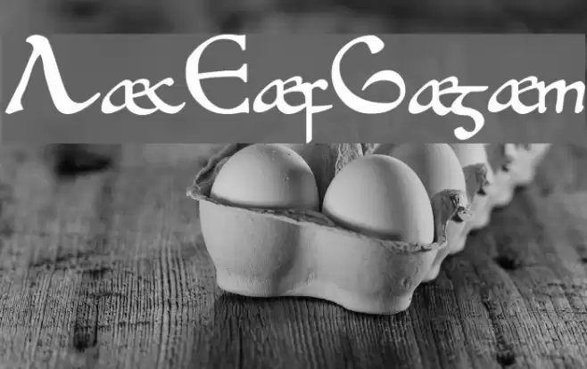 Beowulf1Alt Font examples