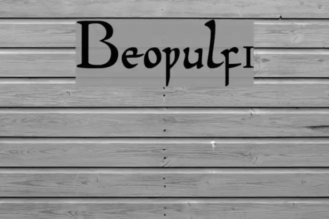Beowulf1 Font examples