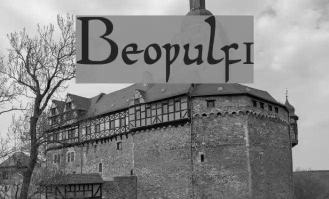 Beowulf1 Font examples