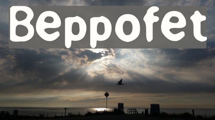 Beppofet Font examples