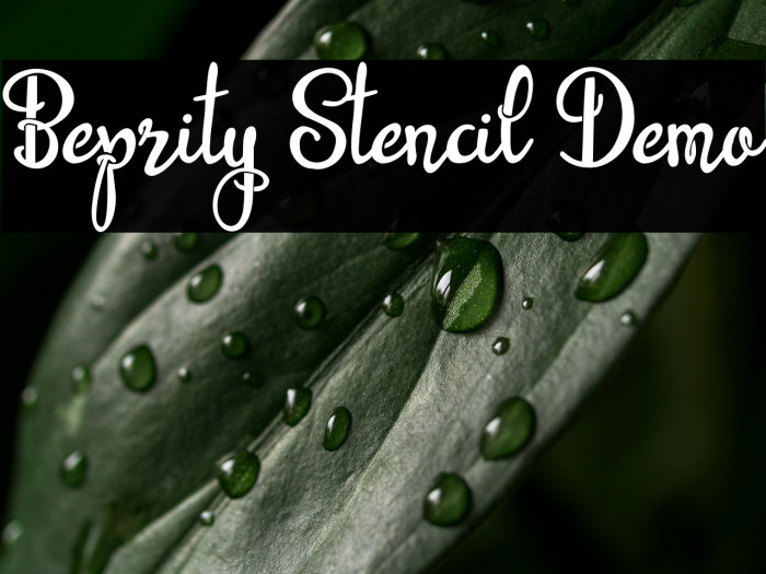 Beprity Stencil Demo Example 3