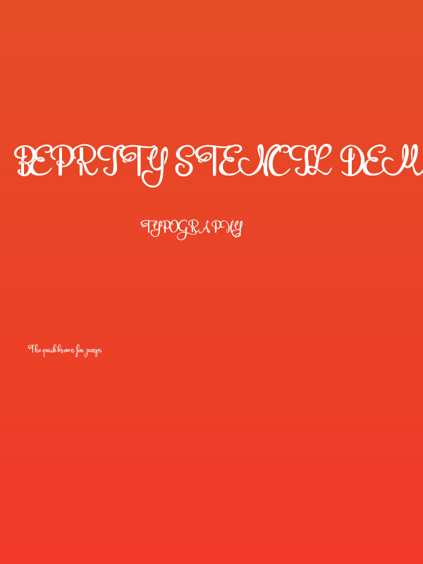 Beprity Stencil Demo Poster