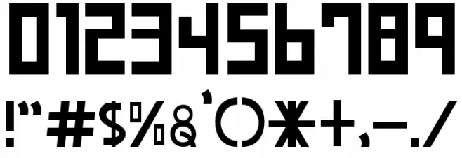 Beqo Regular Font OTHER CHARS