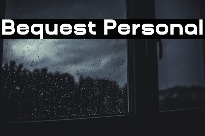 Bequest Personal Example 3